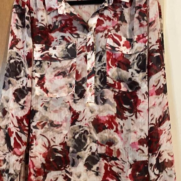 Womens Liz Claiborne blouse long sleeves size XLT - Picture 2 of 6